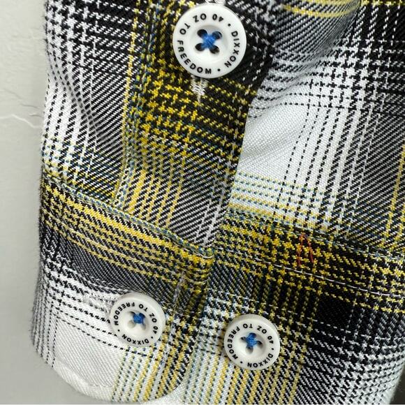 Dixxon Flannel Sublime Plaid Button-Up Shirt Women’s Size Large - Picture 6 of 12